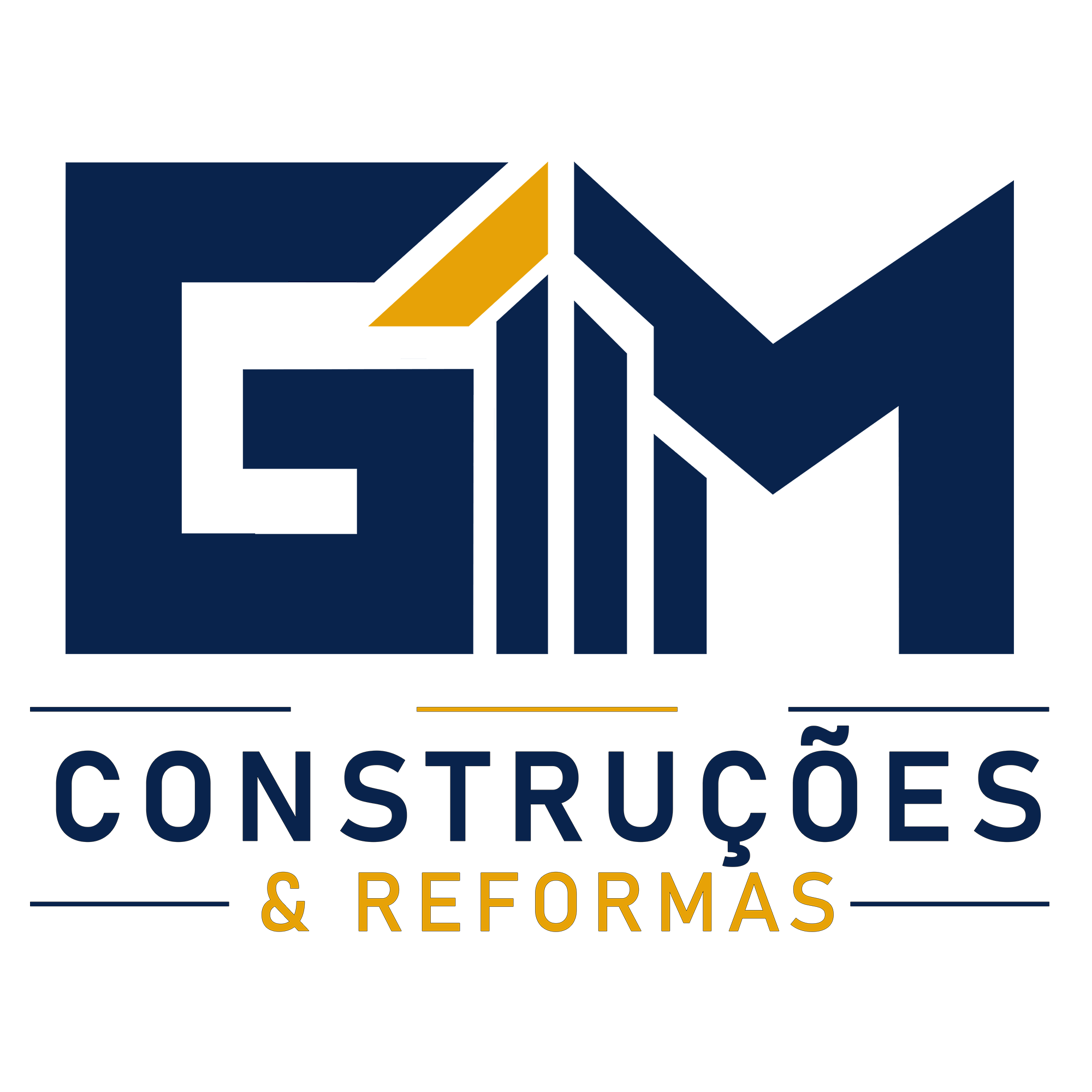 Logo da GM Construções e Reformas